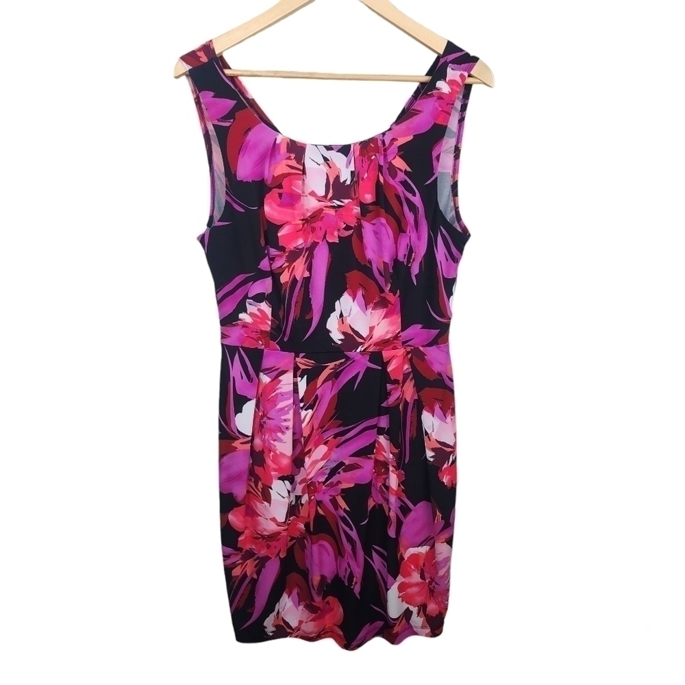 BISOU BISOU Floral Sleeveless Dress Size 12